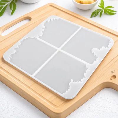 Coaster Mold Square - 1Pcs DIY Crystal Epoxy Silicone Mold