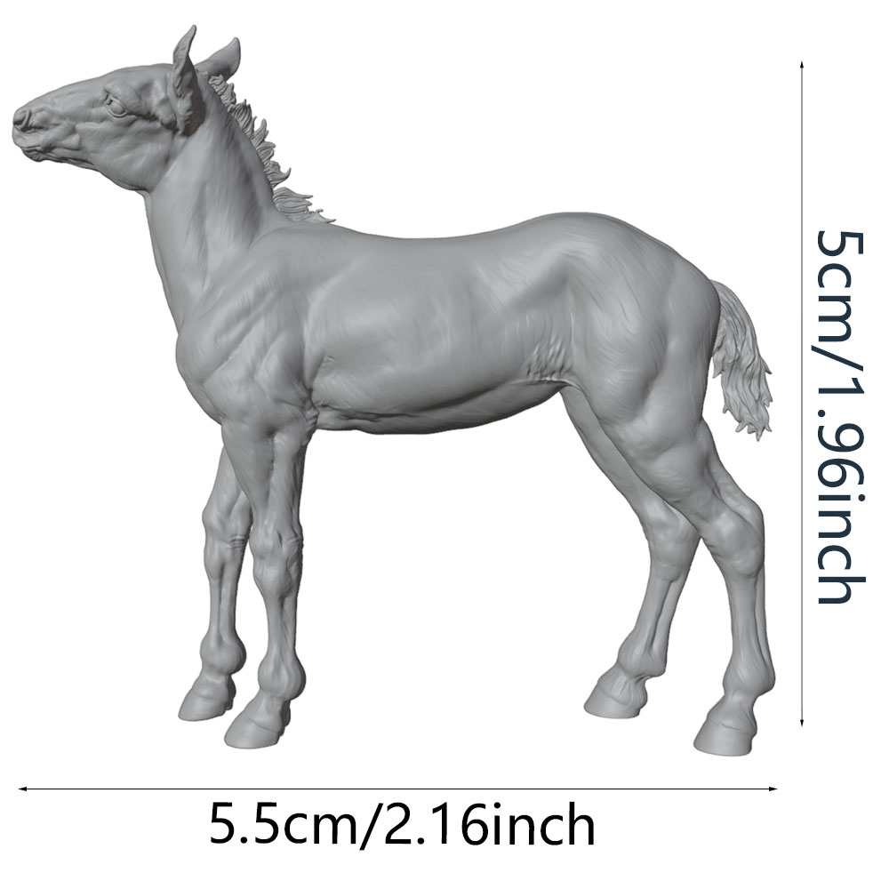 Resin Art Kit For Beginners - High-Detail Printing, Realistic Horse Miniature Resin