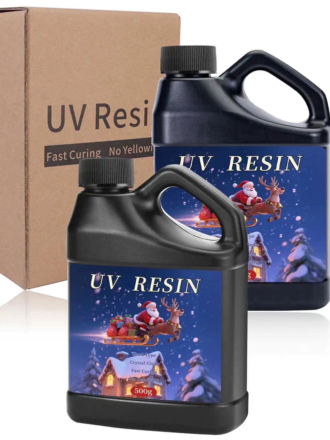 Uv Resin Clear Hard - 100-1000g Christmas Transparent UV Resin Hard