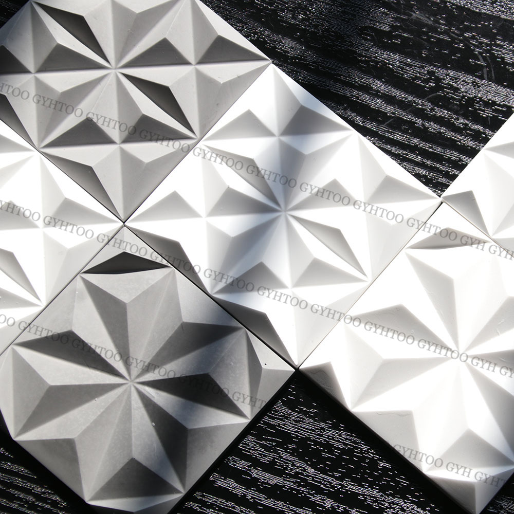 Coaster Mold Square - Plaster Square Wall Tile Silicone Molds