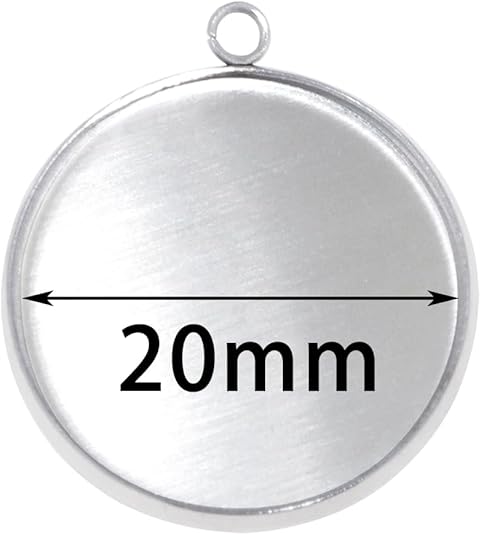 20 Pieces Stainless Steel Roun - Resin Art Materials Wholesale recension och pris