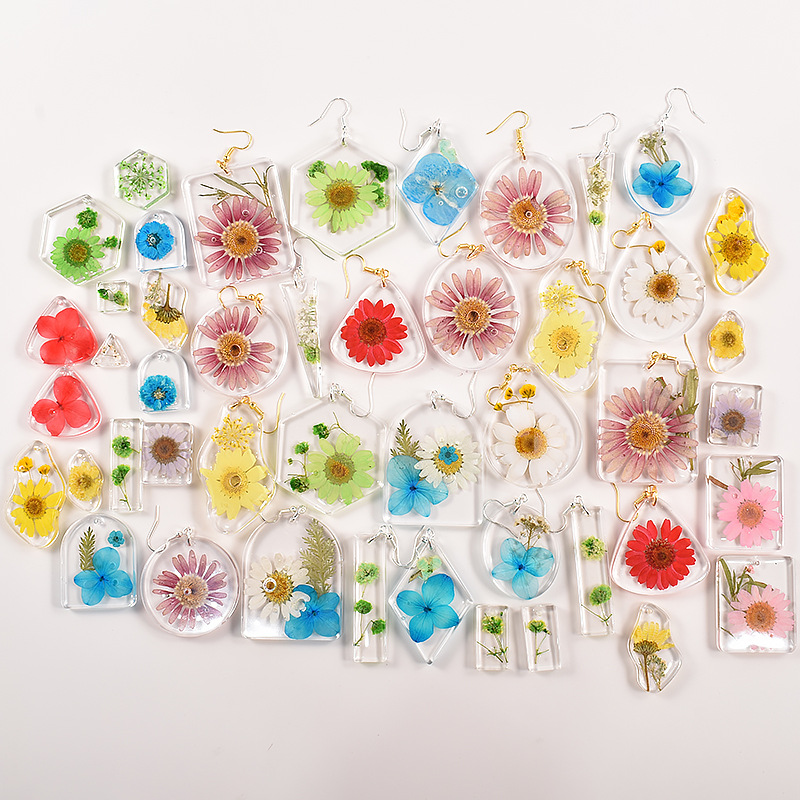 Geometric Earring Pendant Sili - Uv Resin Clear Hard recension och pris