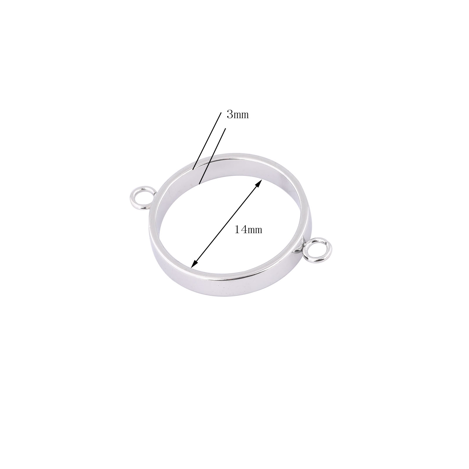 10pcs Stainless Steel 14mm Ope - Resin Art Materials Wholesale recension och pris
