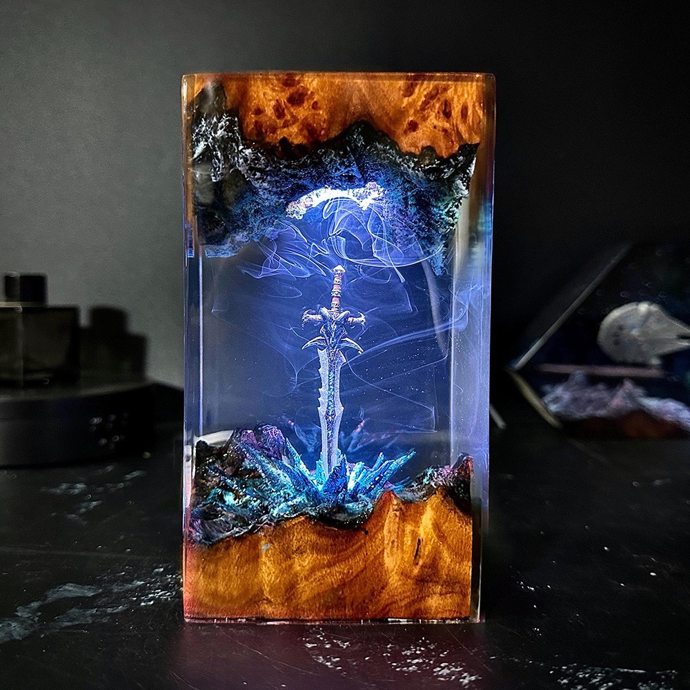 Magic Series Solid Wood Resin  - Resin Art Design For Wedding recension och pris