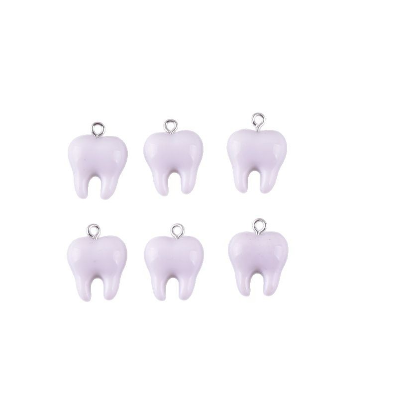 10pcs Cute White Teeth Resin P - Resin Art Diy Kit recension och pris