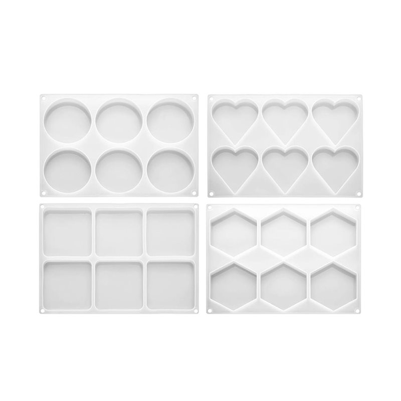 FYBL-Resin Molds 4 Inch Round  - Coaster Mold Square recension och pris