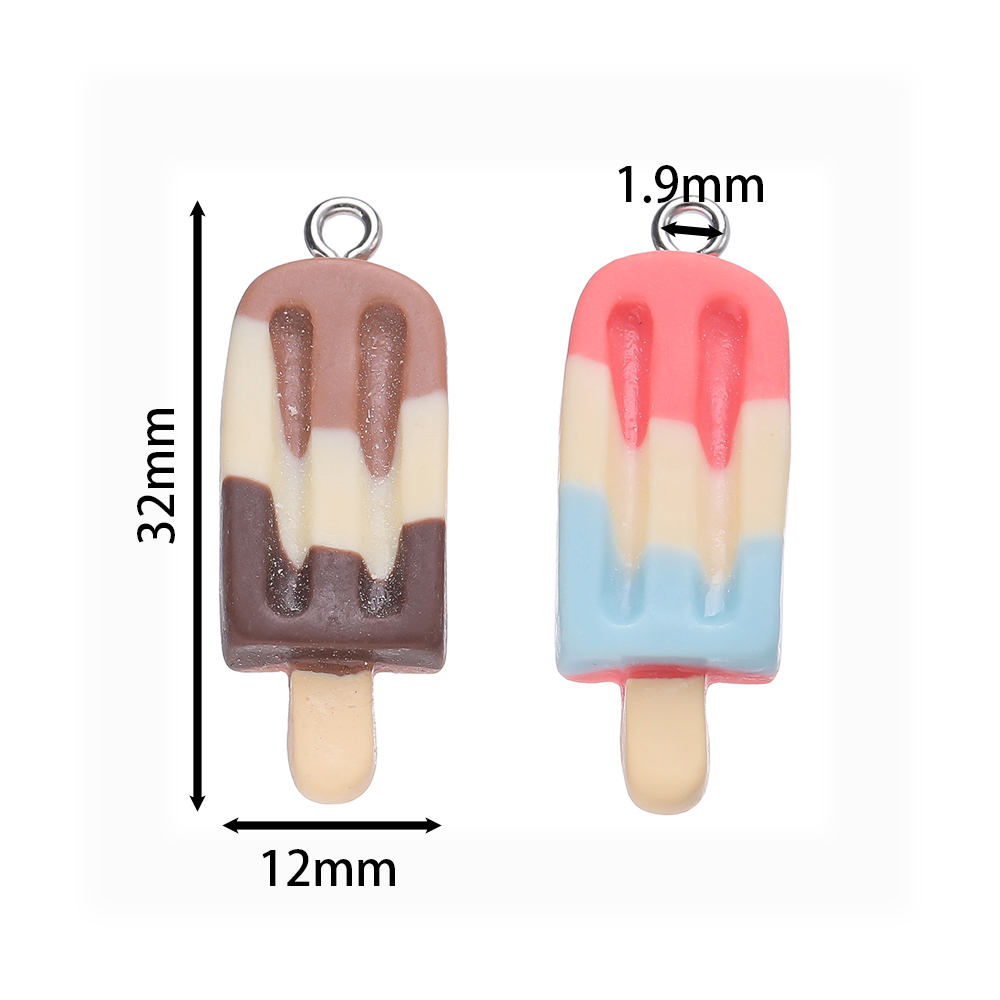 10pcs 12x32mm Cute Colorful Po - Resin Art Bracelet recension och pris