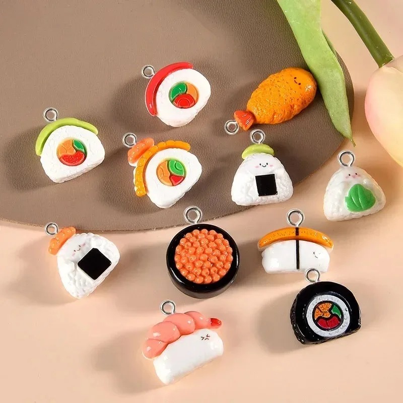 10Pcs Mini Food Resin Charms S - Resin Art Bracelet recension och pris