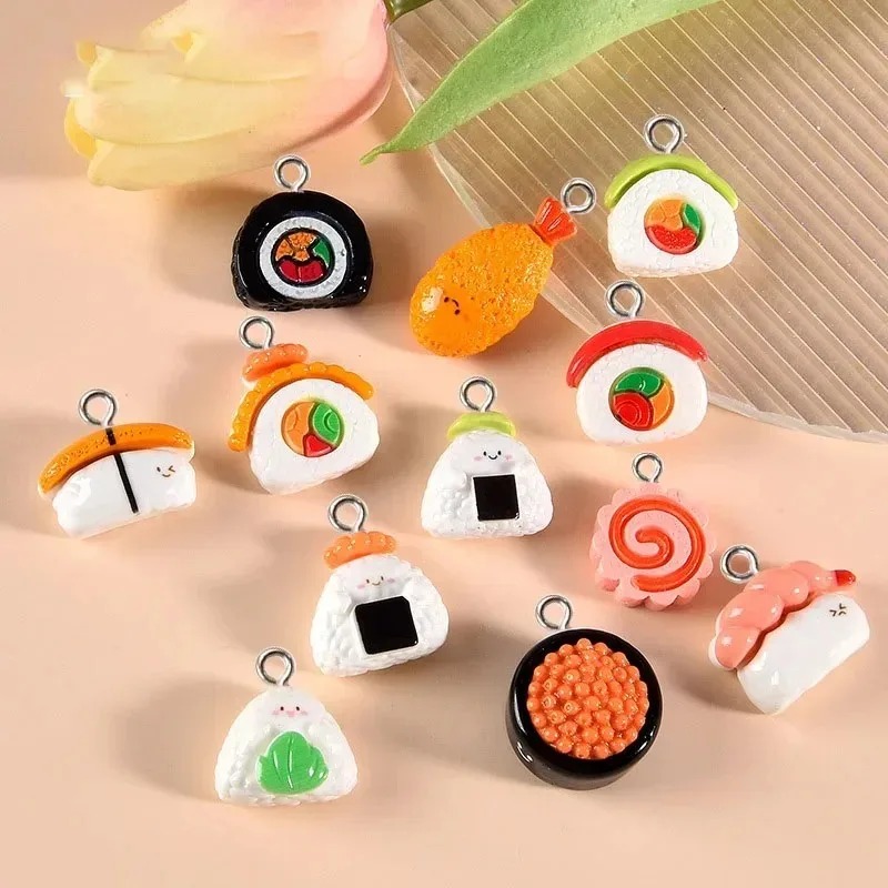 10Pcs Mini Food Resin Charms S - Resin Art Bracelet recension och pris
