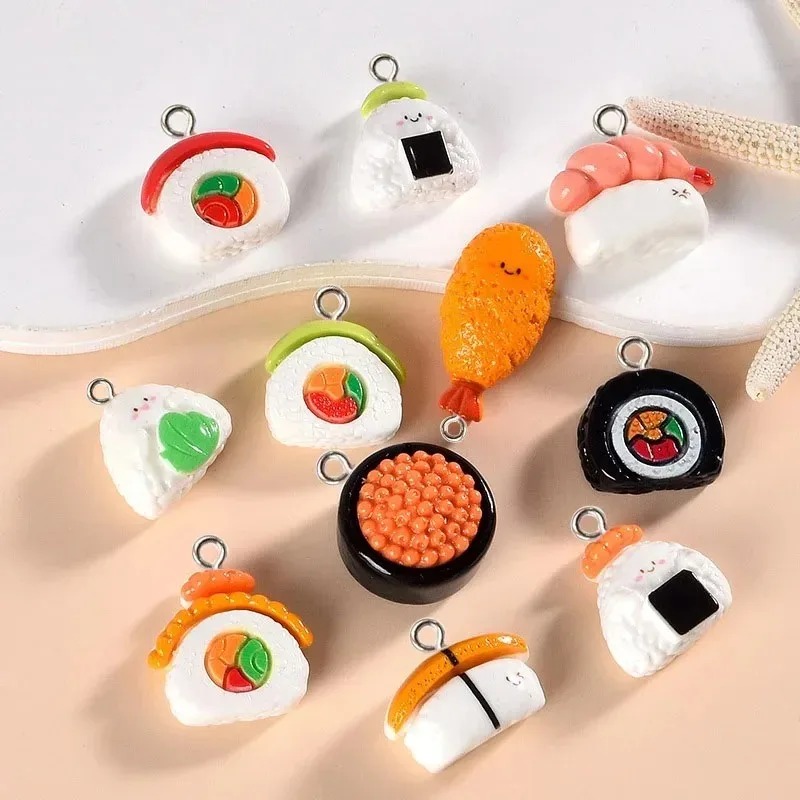 10Pcs Mini Food Resin Charms S - Resin Art Bracelet recension och pris