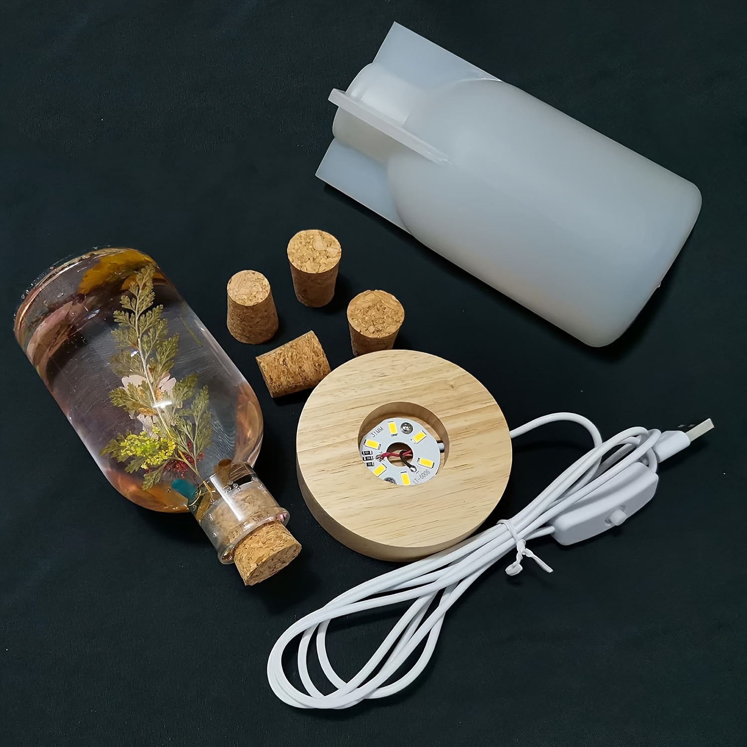 Drift Bottle Light Resin Mold  - Resin Art Equipment recension och pris
