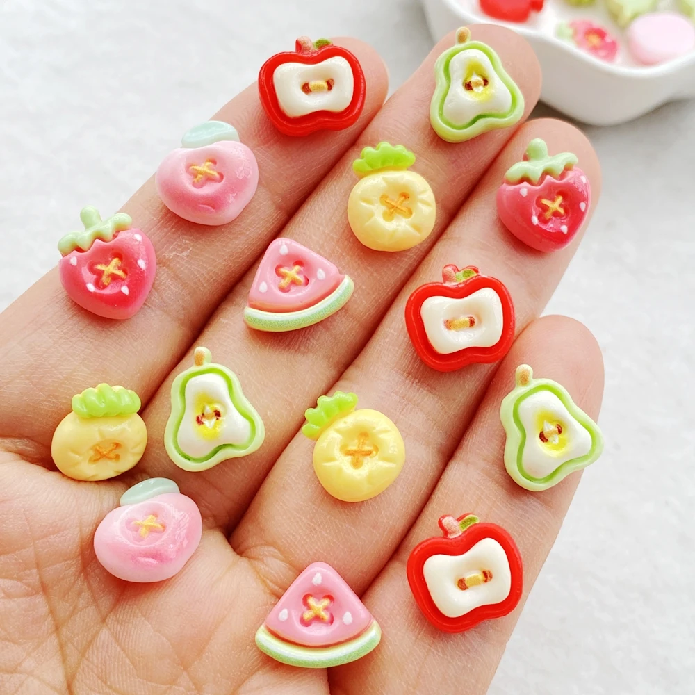 30Pcs Cute Mini Fruits Strawbe - Resin Art Design For Wedding recension och pris