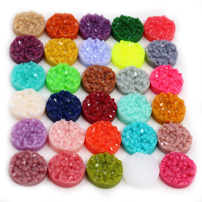 40pcs Resin Druzy Cabochons Do - Resin Art Materials Wholesale recension och pris