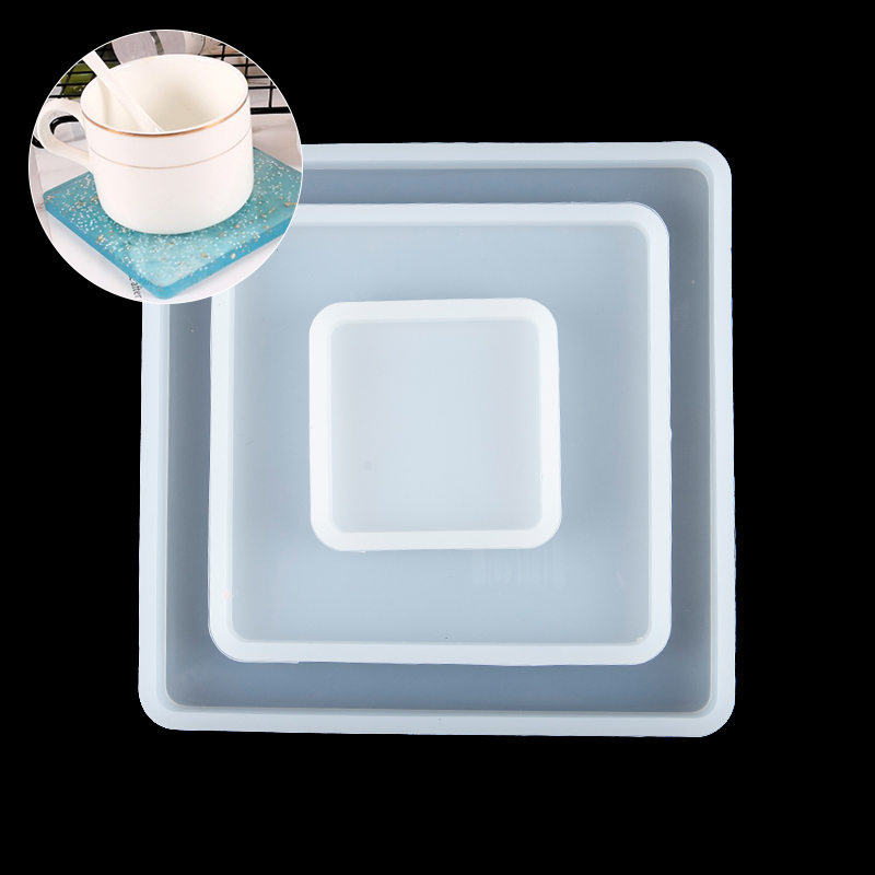 Square Silicone Casting Epoxy  - Coaster Mold Square recension och pris