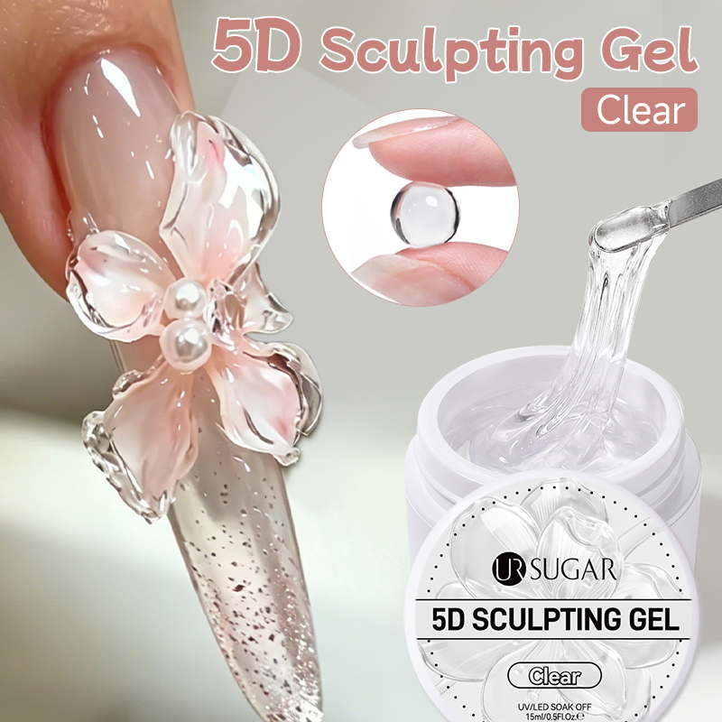 UR SUGAR 15ml Clear 5D Sculpti - Uv Resin Clear Hard recension och pris