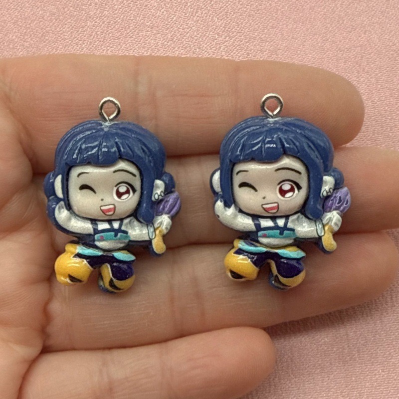 10pcs resin cartoon pendant, D - Resin Art Materials Wholesale recension och pris