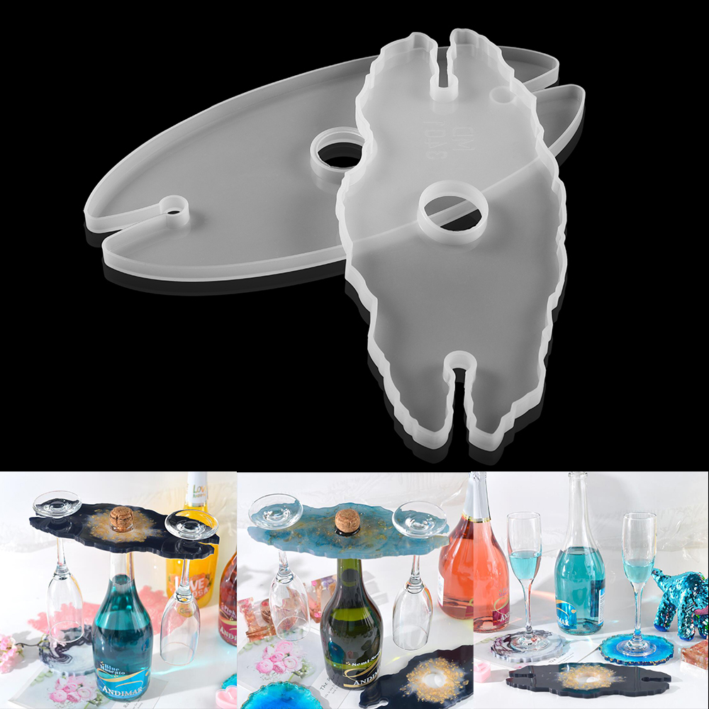 1pcs Wine Rack Silicone Molds  - Resin Art Equipment recension och pris