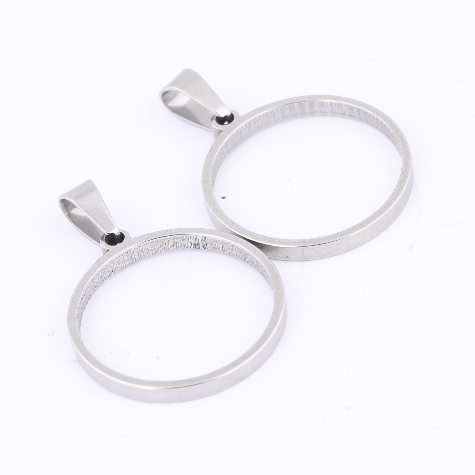 10pcs 25mm Round Open Bezel Ch - Resin Art Materials Wholesale recension och pris
