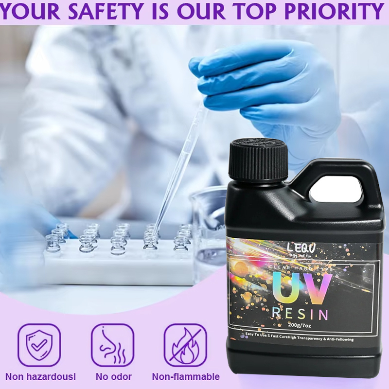 200/500g UV Resin Kit, Upgrade - Uv Resin Clear Hard recension och pris