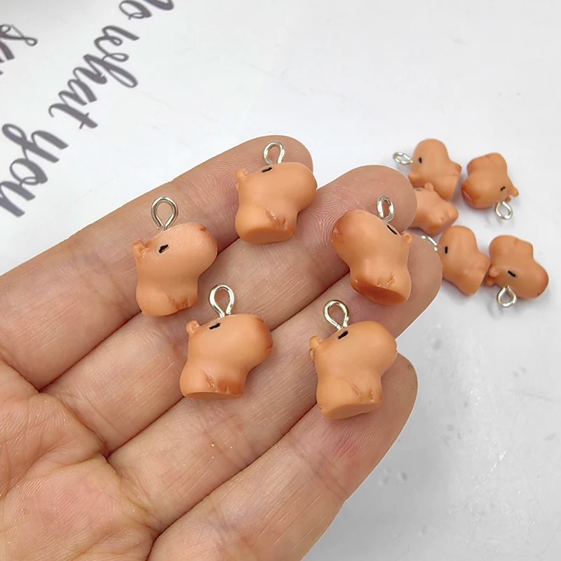 10pcs Cute Small Capybara Char - Resin Art Diy Kit recension och pris