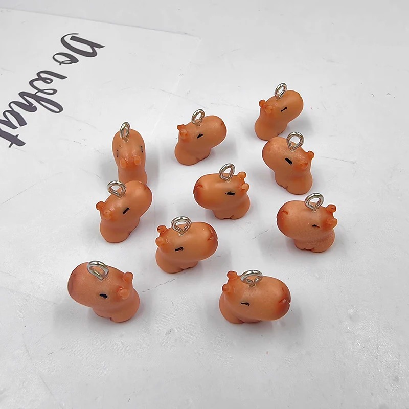 10pcs Cute Small Capybara Char - Resin Art Diy Kit recension och pris