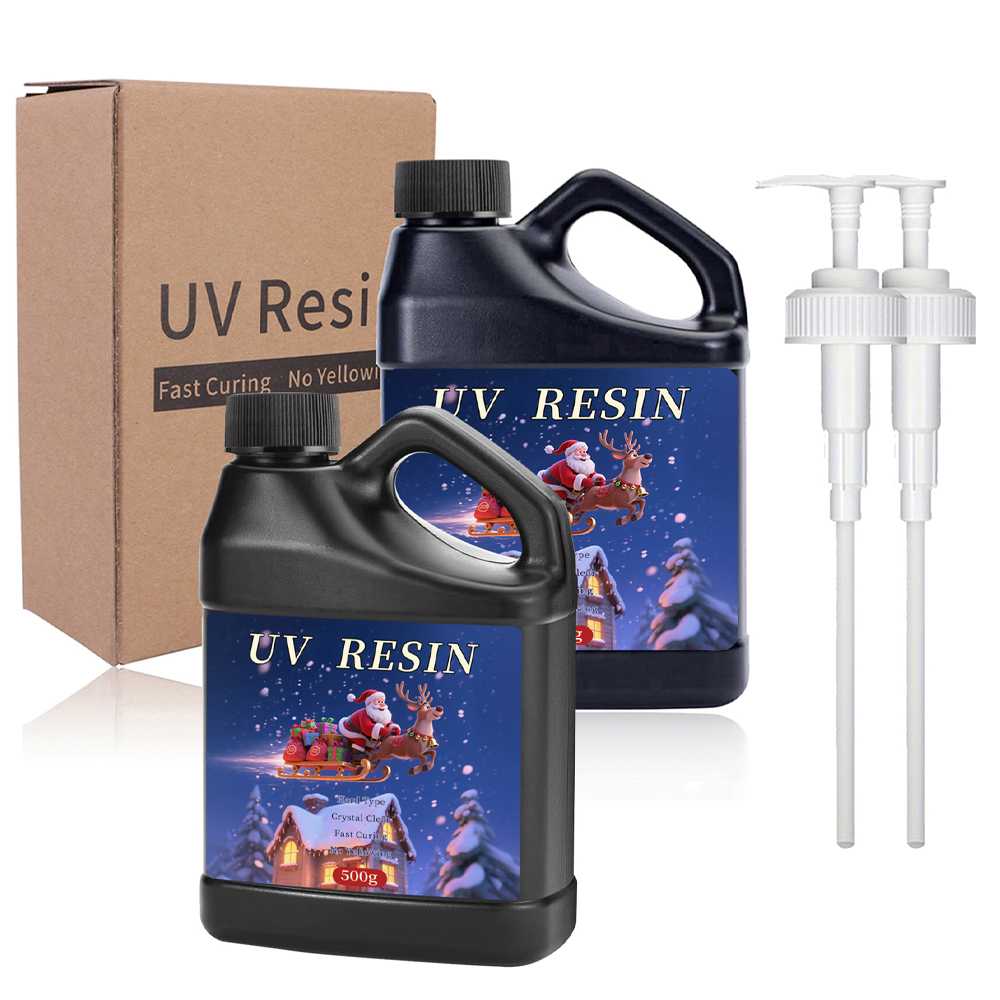 100-1000g Christmas Transparen - Uv Resin Clear Hard recension och pris