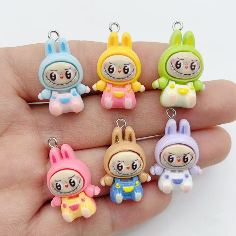 10Pcs Kawaii Rabbit Strawberry - Resin Art Materials Wholesale recension och pris