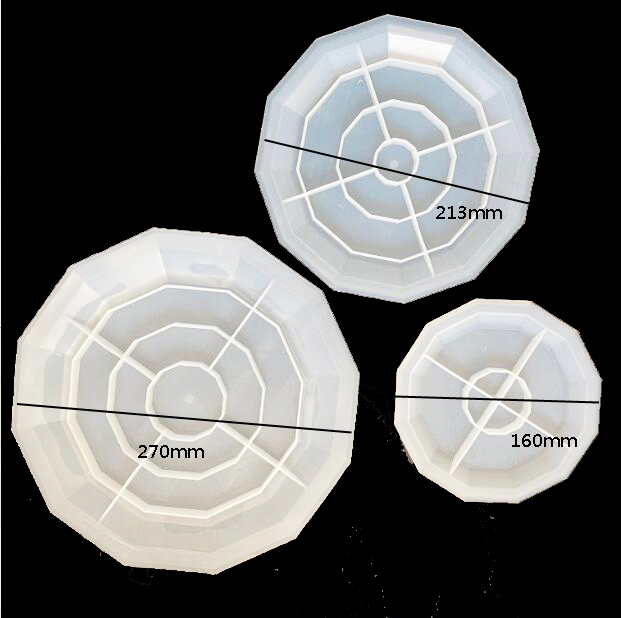 3 Layer Silicone Mold for UV E - Resin Art Equipment recension och pris