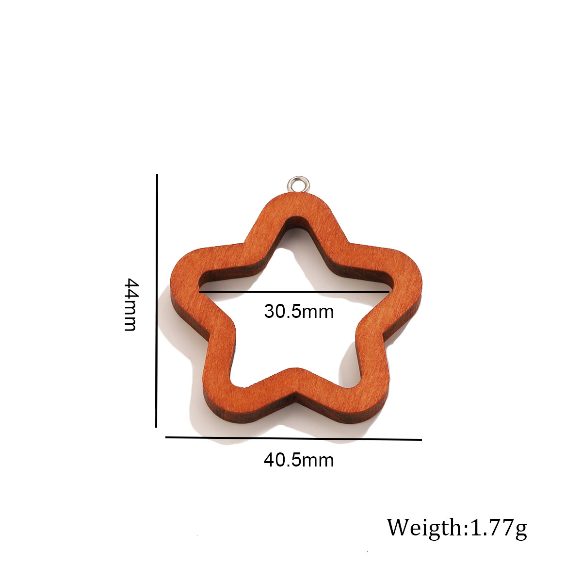 10PCS Triangle Rectangle Wood  - Resin Art Materials Wholesale recension och pris