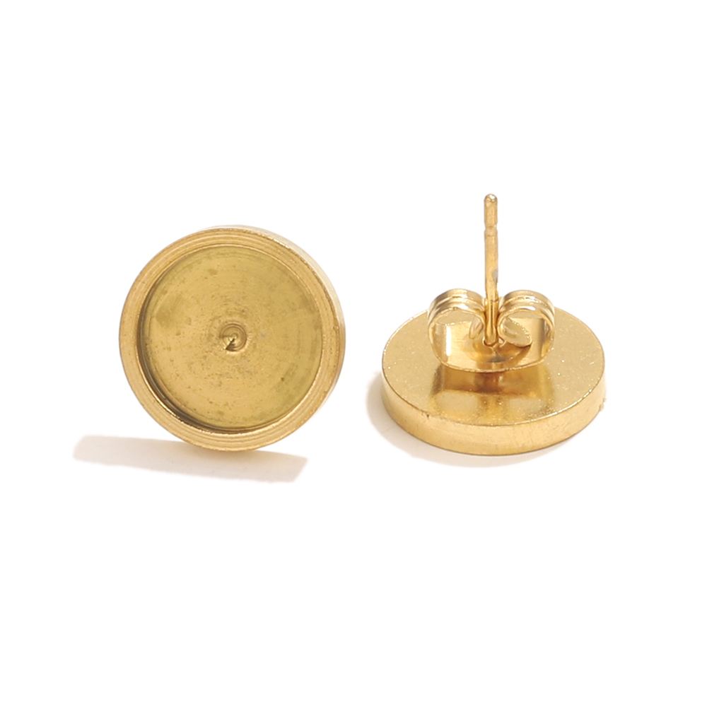 10pcs Stainless Steel Gold Ear - Resin Art Materials Wholesale recension och pris
